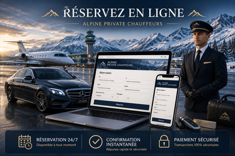 Réserver chauffeur privé Alpes avec Alpine Private Chauffeurs